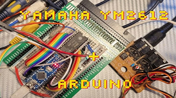 YM2612+Arduino Midi kontrol FM synthesis - on profi PCB