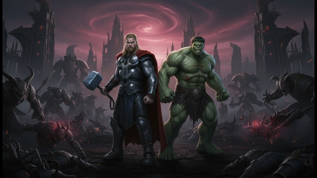 WHAT IF THOR AND HULK ENTERED WARHAMMER 40K?