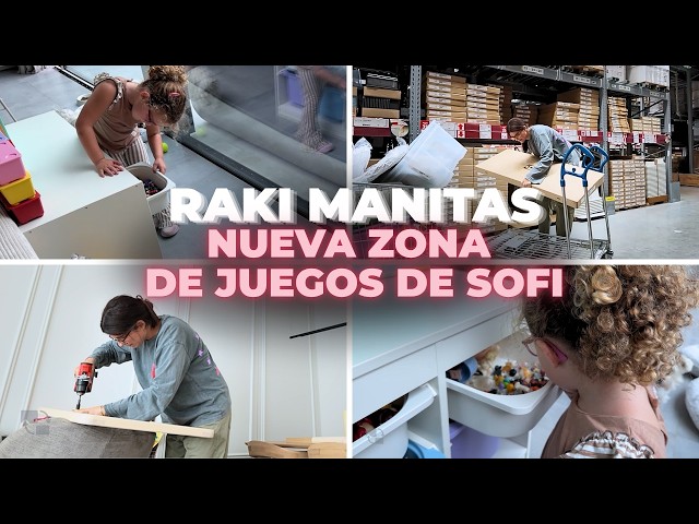 REFORMAS EN CASA 🏠 EN MENOS DE 5 HORAS! MONTANDO NUEVA ZONA DE JUEGO DE SOFÍA 👧🏼! @BonbonReich