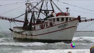 Dolly deja varados en Texas a cuatro pescadores mexicanos