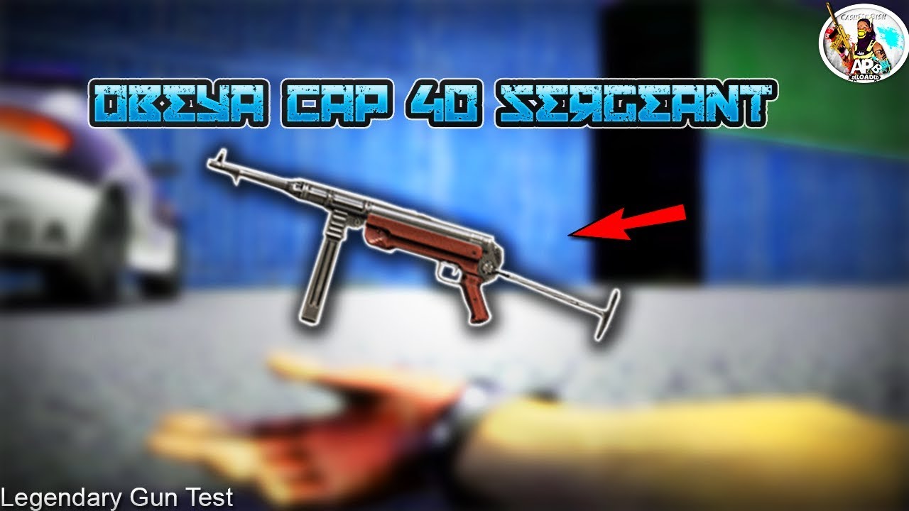 APB RELOADED - OBEYA CAP40 SERGEANT (PS4)  [Legendary Gun Test #2]