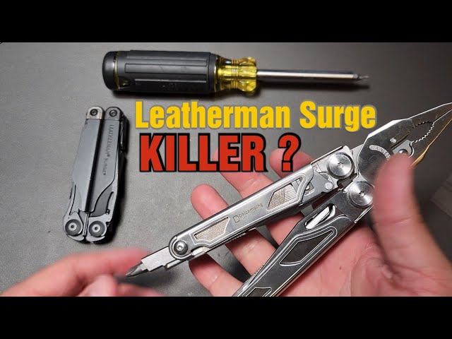 Leatherman Surge Ultimate organizer and kit: ratchet, socket set, bit kit,  measuring tape 