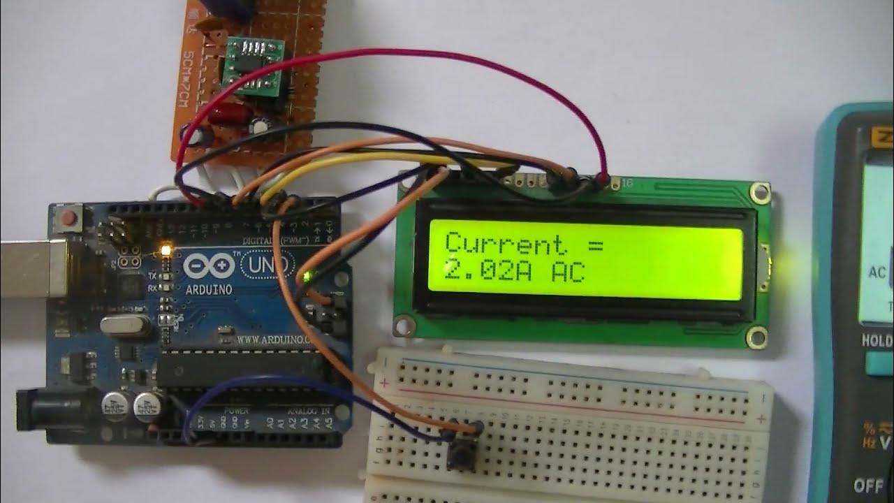 Current measurement using Arduino and LTSR 25 NP current sensor - YouTube