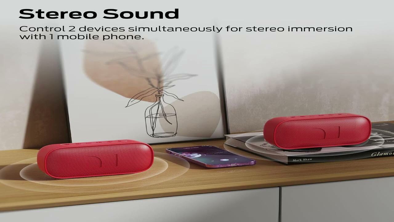 Review: Monster S150 Bluetooth Speaker | Bluetooth 5.4, IPX7 Waterproof, HD Hands-Free Calling