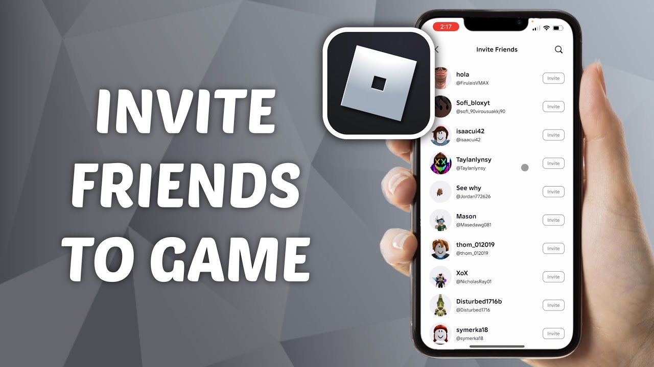 How To Invite Friends To A Game On Roblox Mobile YouTube 