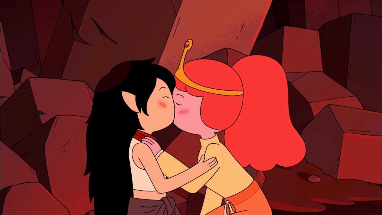 Adventure time kiss cartoon