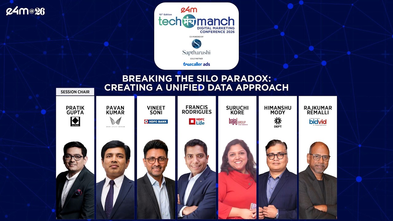 Thumbnail for Breaking the Silo Paradox: Can Brands Build a Truly Unified Data Strategy? | e4m TechManch 2026