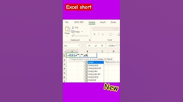 New topic in excel #excelshort #excel #excelformula #exceltips #excelformulabot #exceltricks #new