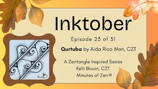 Inktober 2025 - Beginner Zentangle© - Day 23 - Qurtuba