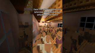 Beynimdeki sesleri susturmaya çalışırken Minecraft #minecraftkomik #minecraftmemes