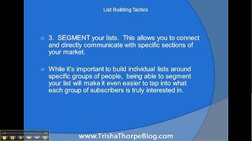 How To Make A Mailing List - Exclusive (List Building - Autoresponders)
