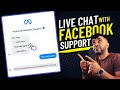 How to contact facebook support  live chat  updated 2023