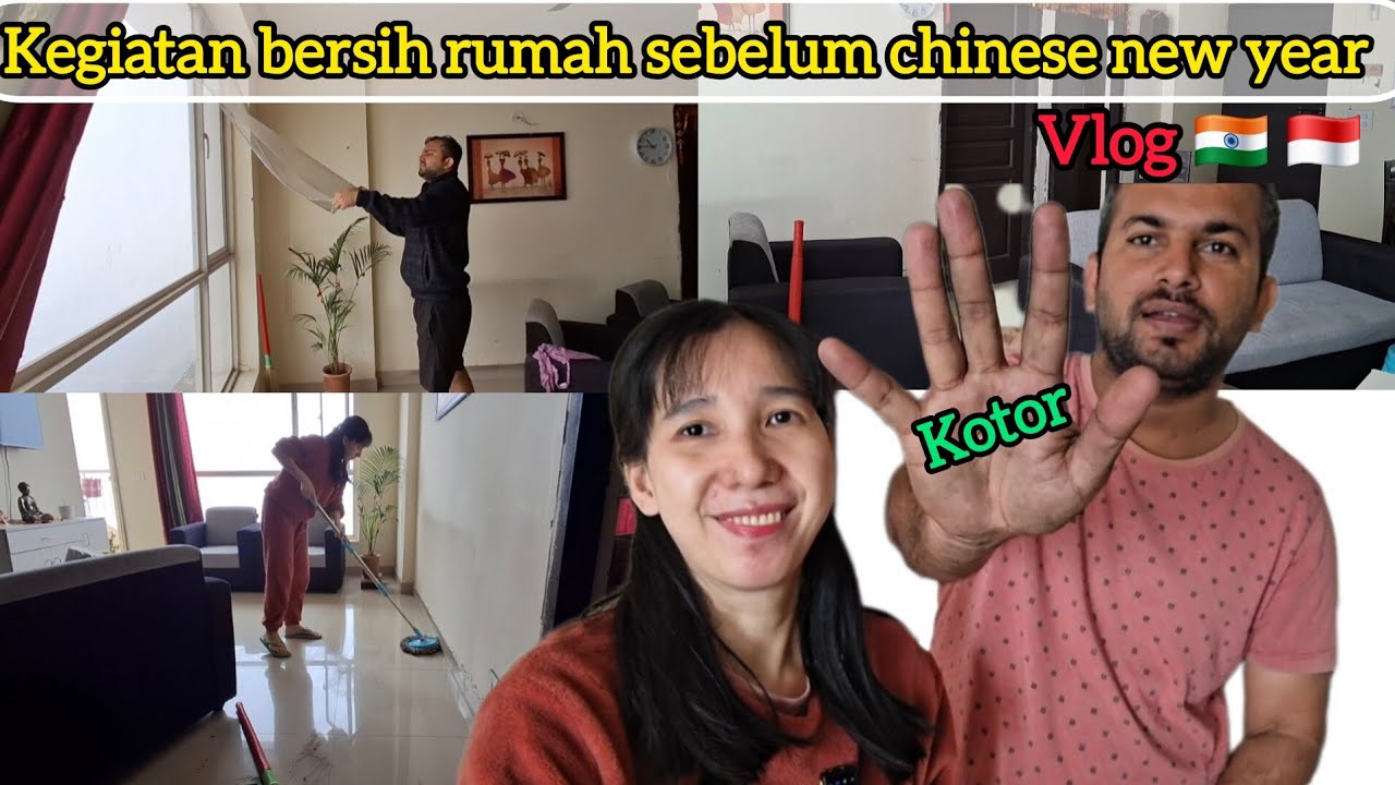 Rutinitas hari ini bersihin rumah kotor sekali ‼️ tinggal di india 