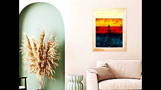 Transform Your Space with Bismillah Abstract Islamic Wall Art - Minimalist Spiritual Decor for