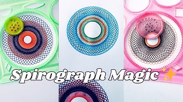 Spirograph Patterns 🌀 13 Minutes of Calm @spirographsati