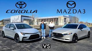 Frugal Fuel Sippers  2026 Toyota Corolla Vs 2026 Mazda 3 Comparison