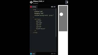 #5 Ellipse   SVG   Frontend #shorts