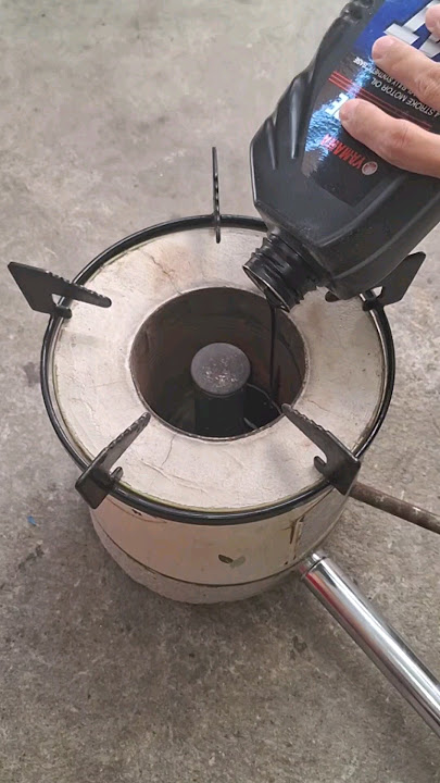 USED MOTOR OIL #kalanusedoil #diystove #shortvideo