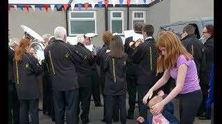 Middleton Band At Dukinfield Albion Hotel, Whitfriday 2018