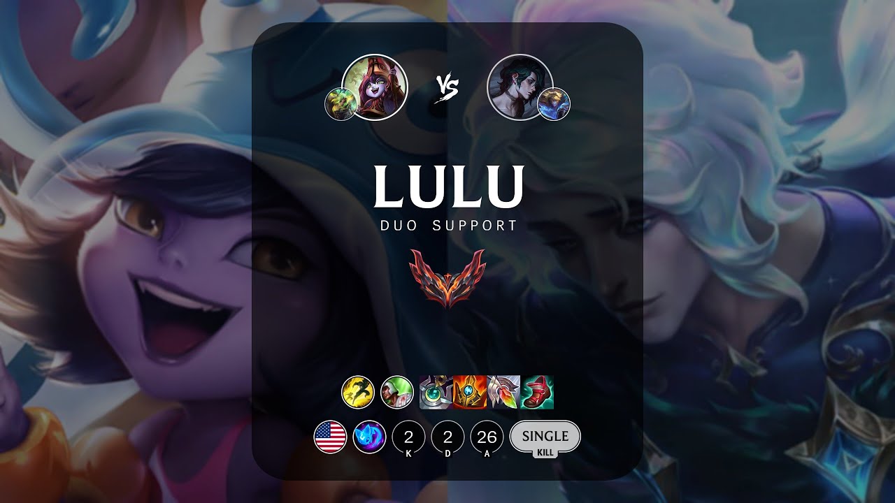 Lulu Support vs Hwei - NA Grandmaster Patch 14.8