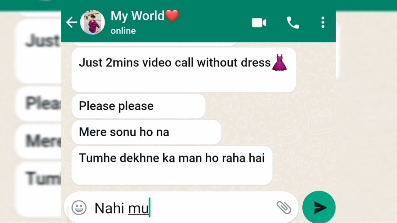 Refusing Video Call Boyfriend Forcing For π Video Call With Out π || She Accepted..? π³ ...