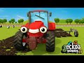 Trevor the tractor at the farm  old macdonald had a farm song  nursery rhymes  kids songs