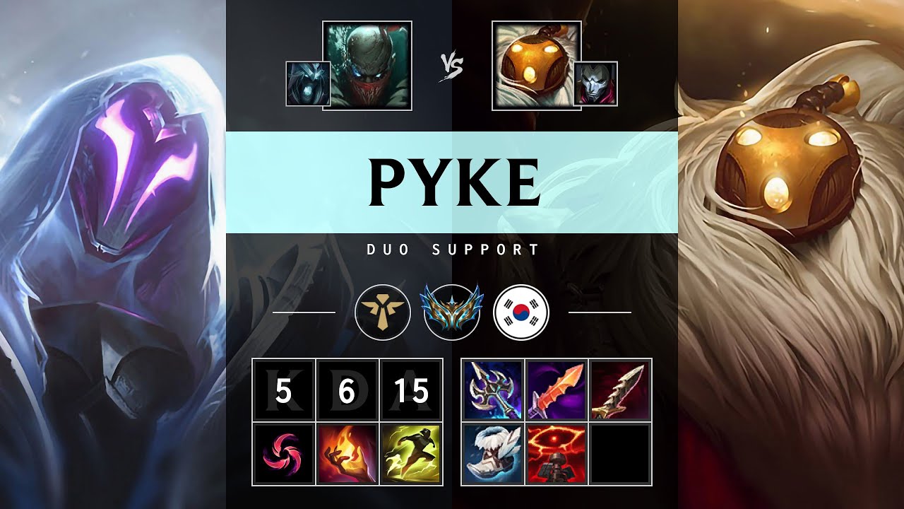Pyke Support vs Bard - KR Challenger Patch 25.17