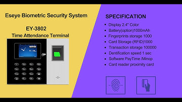 Web Based Biometric Fingerprint Scanner Time Recorder Staff Attendance System with RFID Card