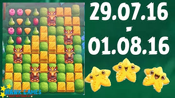 Nibblers - The Grand Tunament - 3 Stars Walkthrough Level 1 [Jul, 29 - Aug, 1 2016]
