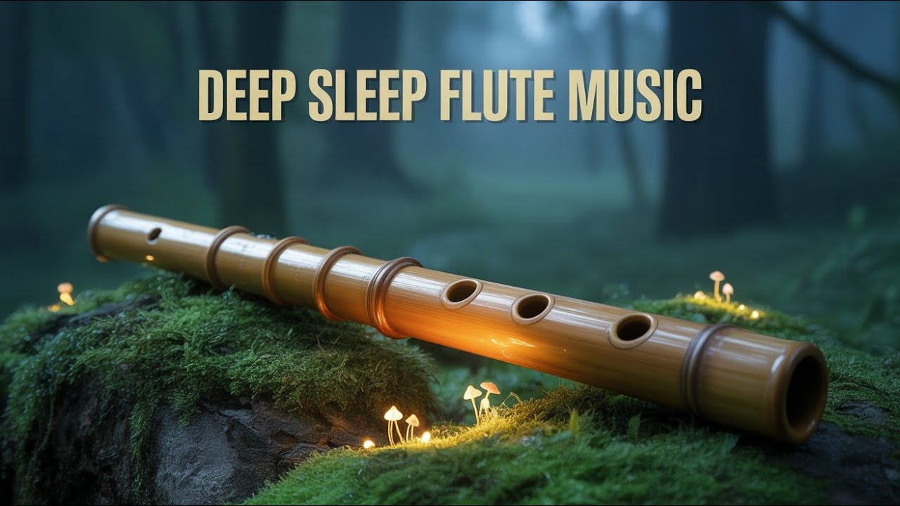 Deep Sleep Flute Music 🌙 25+ Min Bansuri Meditation Music for Healing ...