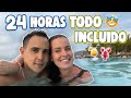 24 HORAS en un HOTEL TODO INCLUIDO con MI NOVIA!