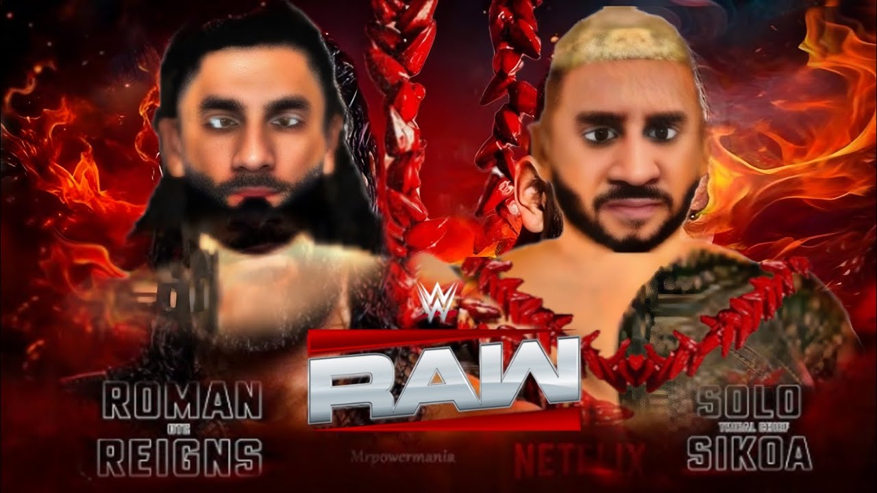 WR3D 2K24: Roman Reigns vs Solo Sikoa TRIBAL COMBAT (Gameplay)