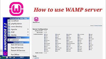 How to use wamp server on windows 10