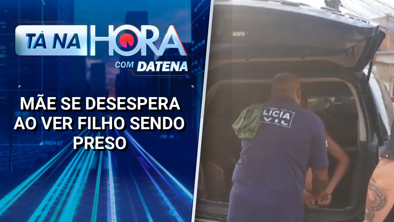 Mãe se desespera ao ver filho sendo preso | Tá na Hora (23/01/25)