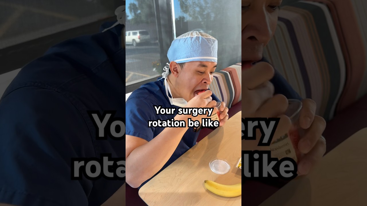 Your surgery rotation be like… 