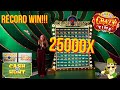 25000X CRAZY TIME NEW RECORD WIN!!🤑 25000X CASH HUNT!!