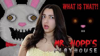 THE EASTER BUNNY TURNED EVIL?! | PLAYING MR HOPP'S PLAYHOUSE *SCARY HORROR GAME TERRIFYING JUMPSCARE screenshot 4