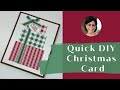 How to Make a DIY Christmas Card in a Flash