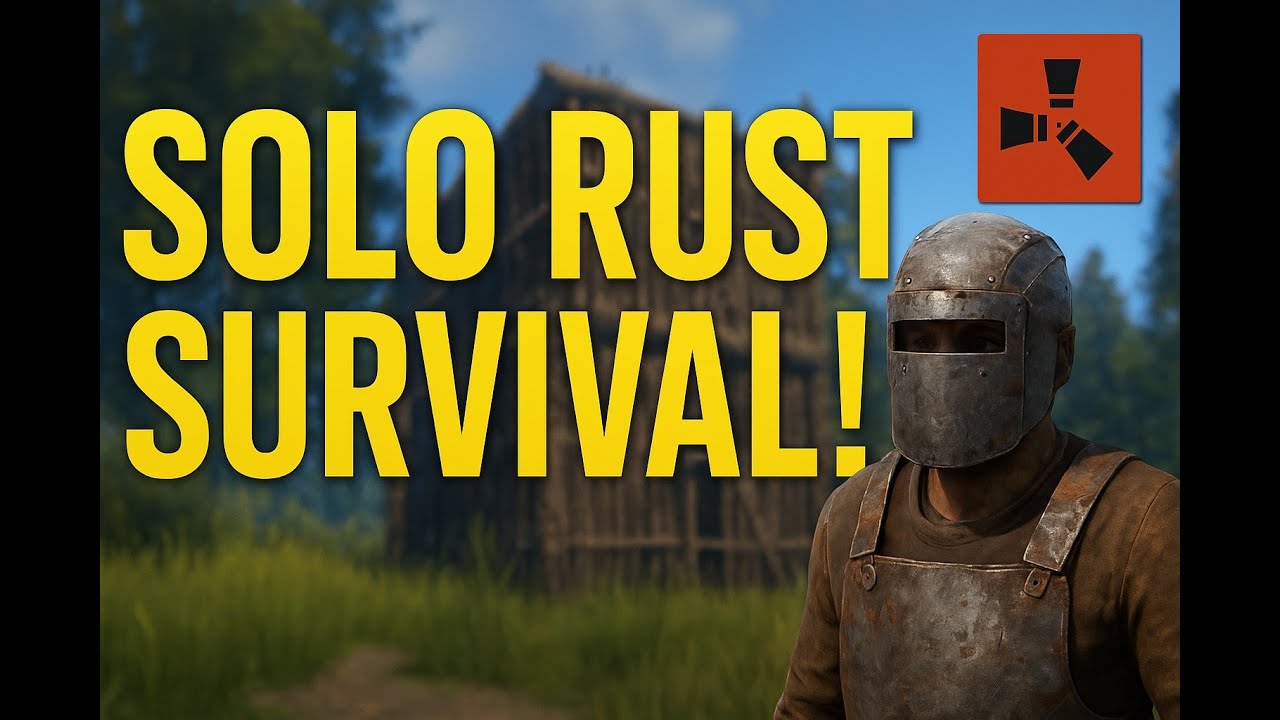 Rust Solo Survival- Easy bunker base build - YouTube