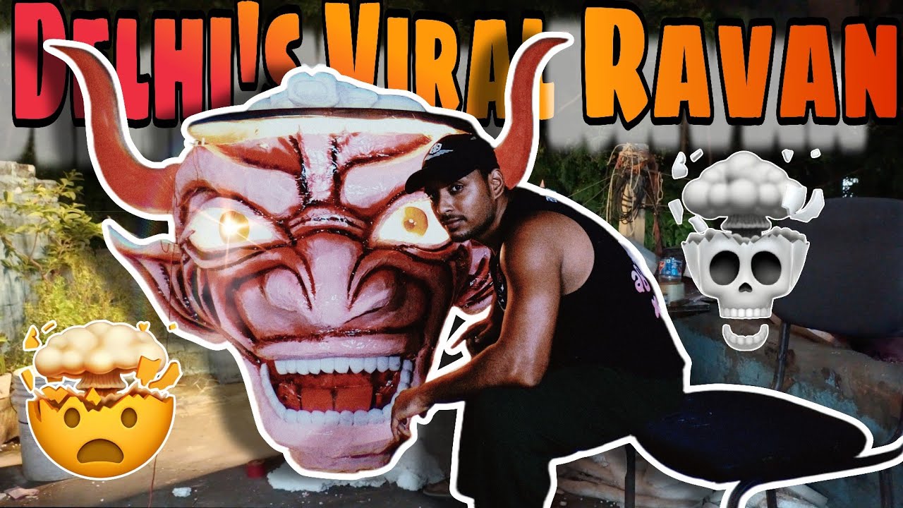 Delhi's Viral Ravan |Delhi Ka Viral Ravan 😱|Dusshera 2025