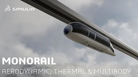 Monorail Train CFD Simulation | Aerodynamic & Thermal Engineering using SIMULIA Solutions