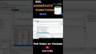📈 SQL MAX() Function Explained in 30 Seconds! #qa_techhub