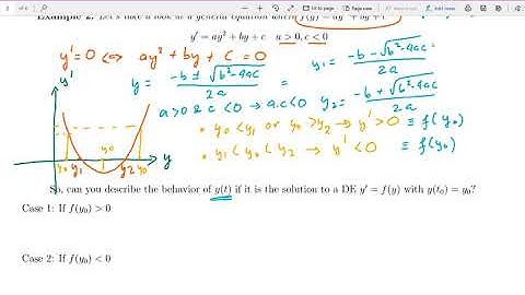 DFQ - Section 2.5 Autonomous Equations - part 1