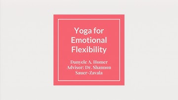 Yoga for Emotional Flexibility