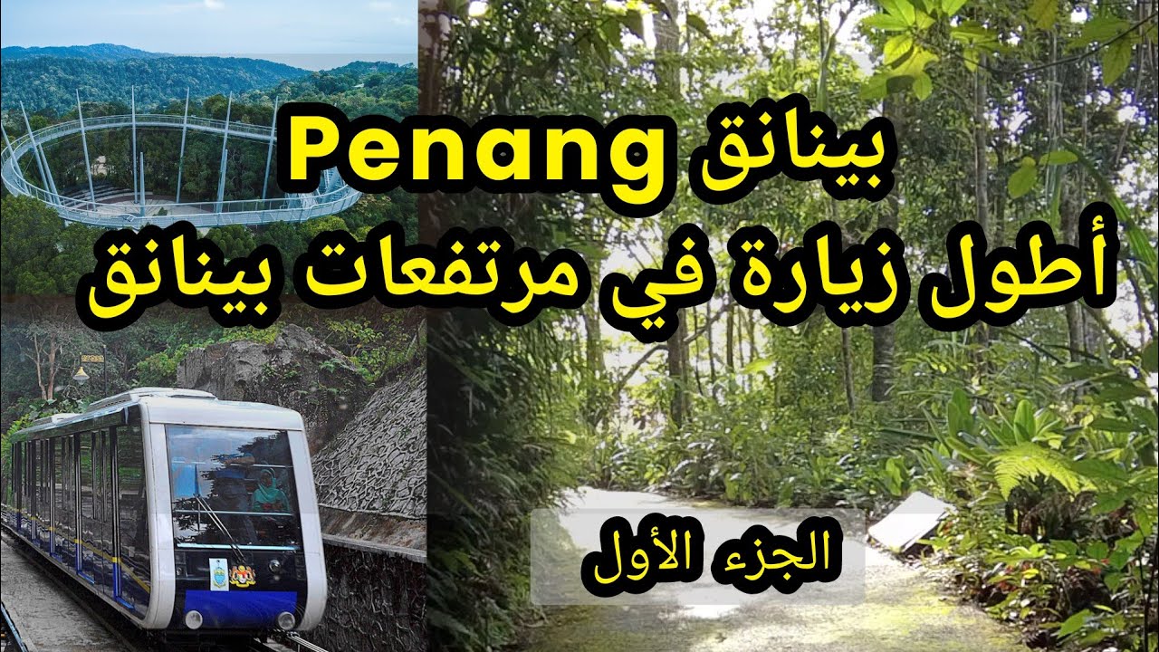 16 بينانق ماليزيا - الجزء الاول PENANG MALAYSIA- part1 #بينانق#ماليزيا#malaysia#penanghill#habitat