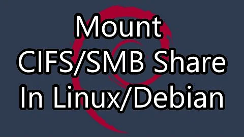 Mounting a CIFS Network Share in Debian/Linux/LXC
