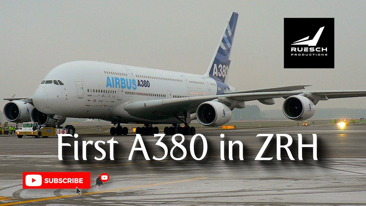Airbus A380 | Historical Day for Switzerland | Zurich Airport