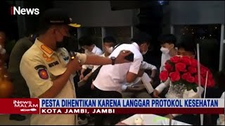 Langgar Prokes, Satpol PP Jambi Bubarkan Pesta Ulang Tahun Pelajar di Hotel - iNews Malam 25/04