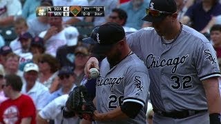 CWS@MIN: Crain's scoreless appearance breaks record