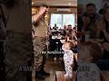 A Baby Saluted To US Soldier #shorts